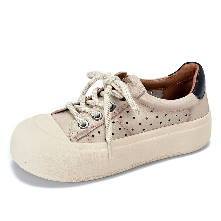Dame Chunky Sneakers med åndbart overmateriale og komfortabel platformsål Stilla