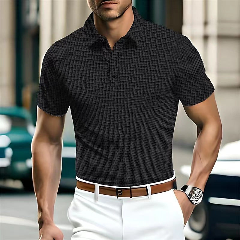 Herre Poloshirt med struktureret design og moderigtige accenter Stilla