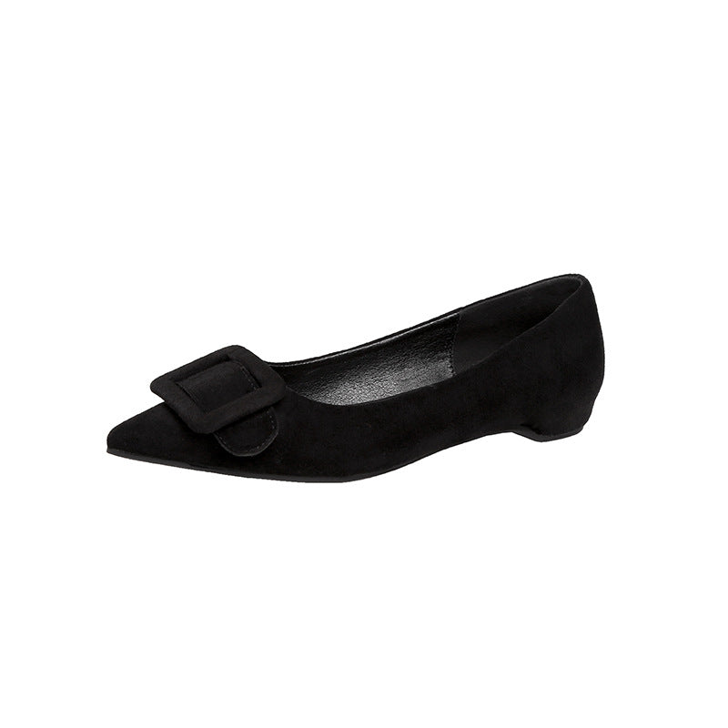 Dame elegante Ballerinas med fint spænde detaljer og behagelig sål Stilla