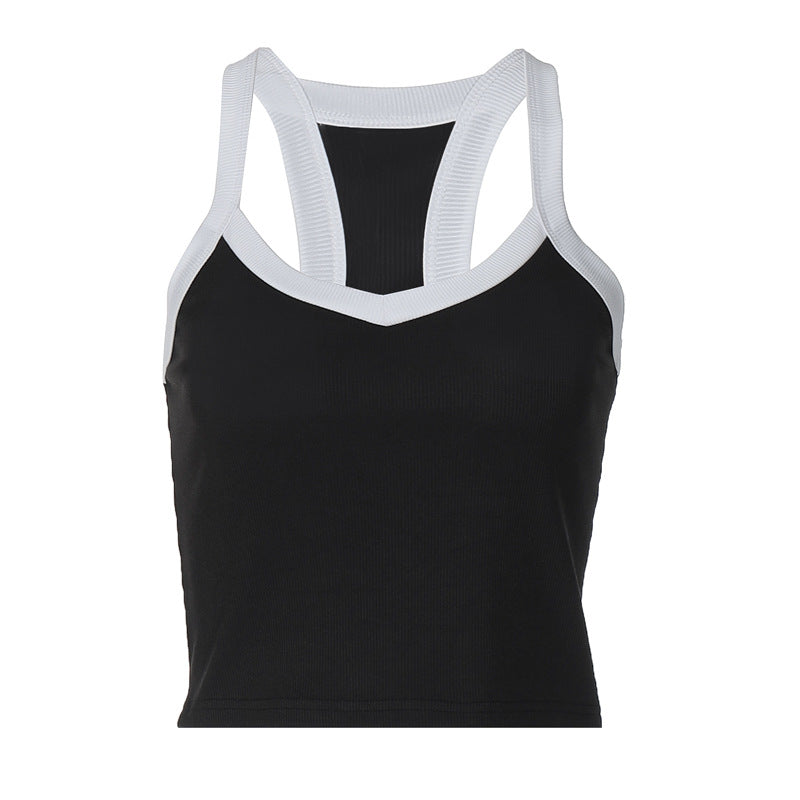 Dame Sports Crop-top med justerbare stropper og åndbart materiale Stilla