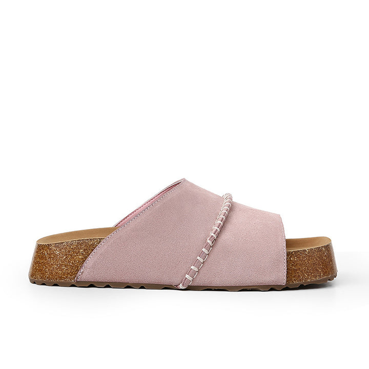 Kvinder Fritid Slide Sandaler med dekorative kædeaccentuer Stilla