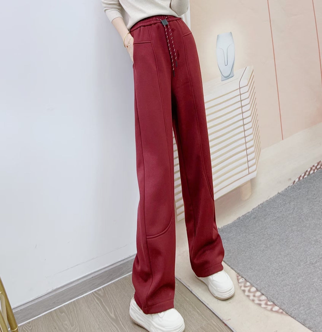 Dame Bred Sweatpants med elastisk talje Stilla
