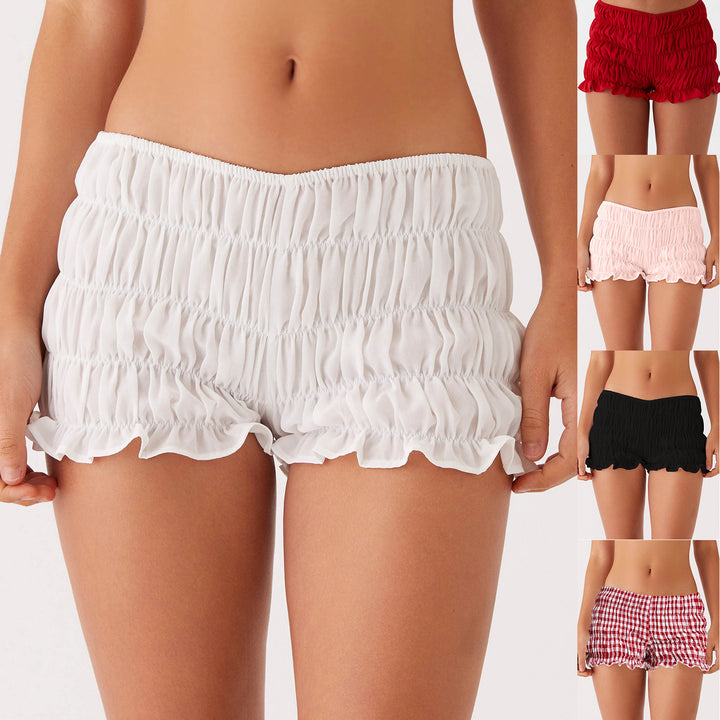 Dame Smock-Shorts med voluminøs pasform Skovae