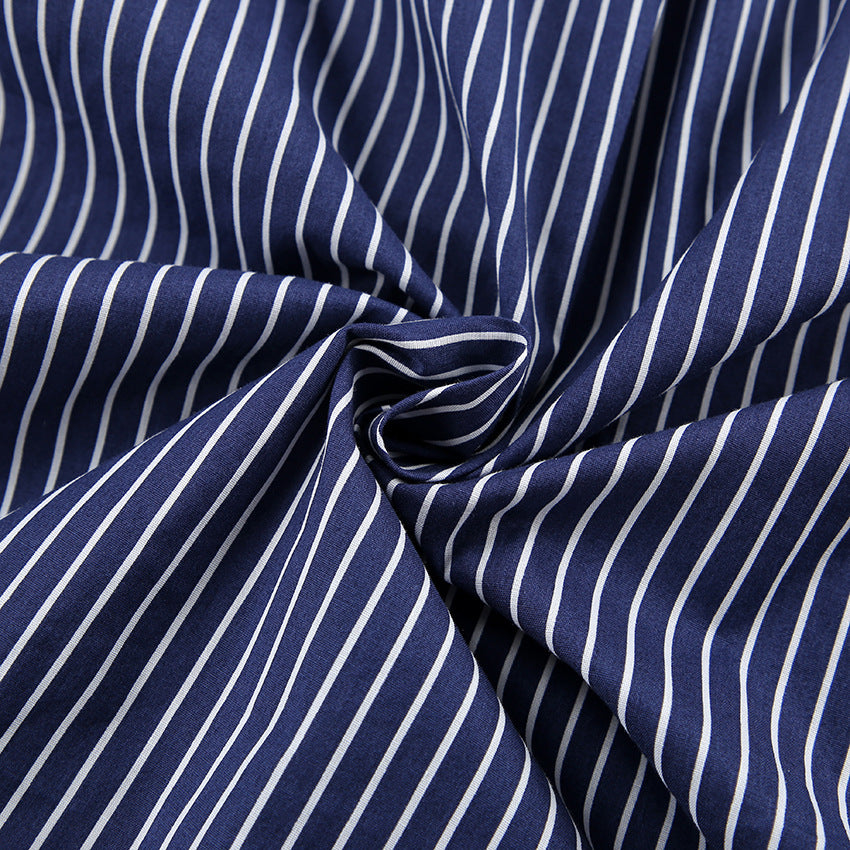 Dame Oversized Skjorte med moderne striber og afslappet snit Stilla