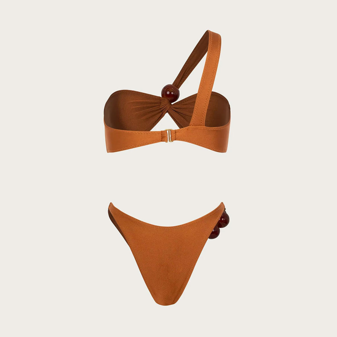 Dame bikini-sæt med elegant knude-design og dekorative accenter Stilla