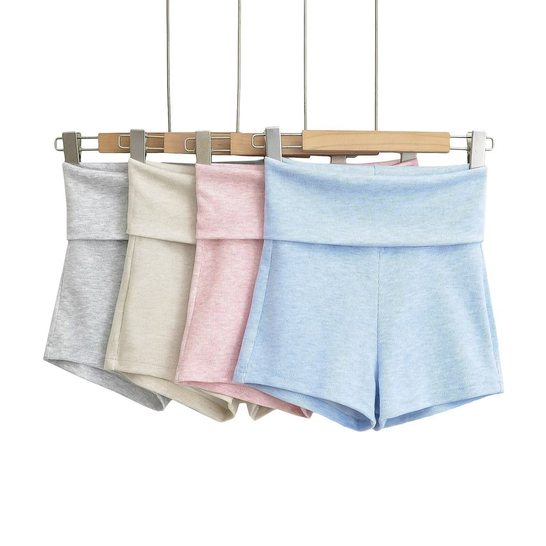 Dame komfortable fitnessshorts med høj talje og åndbart materiale Stilla
