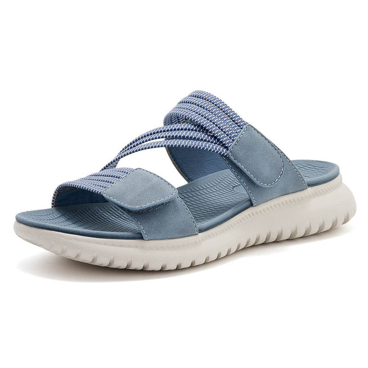 Dame Sporty Wellness-sandaler med fleksible stropper og støddæmpende sål Stilla