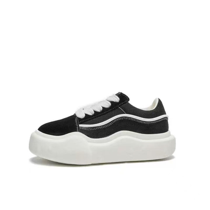 Dame Komfortable Sneakers med tyk Plateau Stilla
