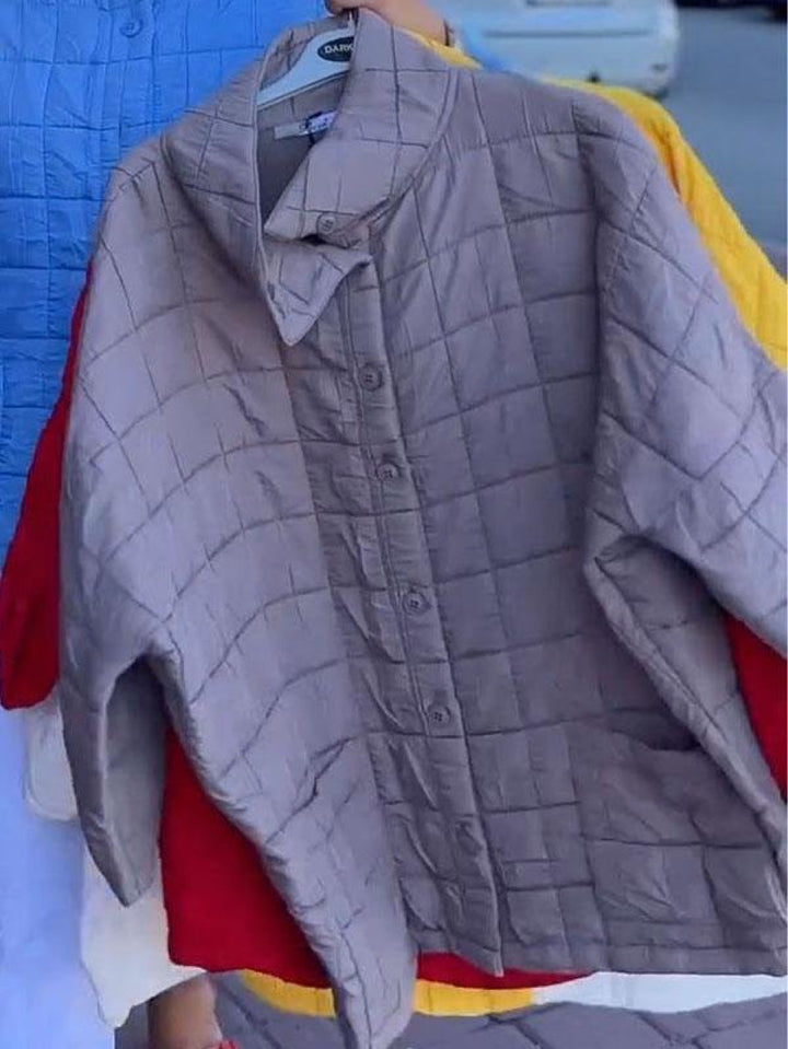 Kvinders quilted vinterjakke med let foer Stilla