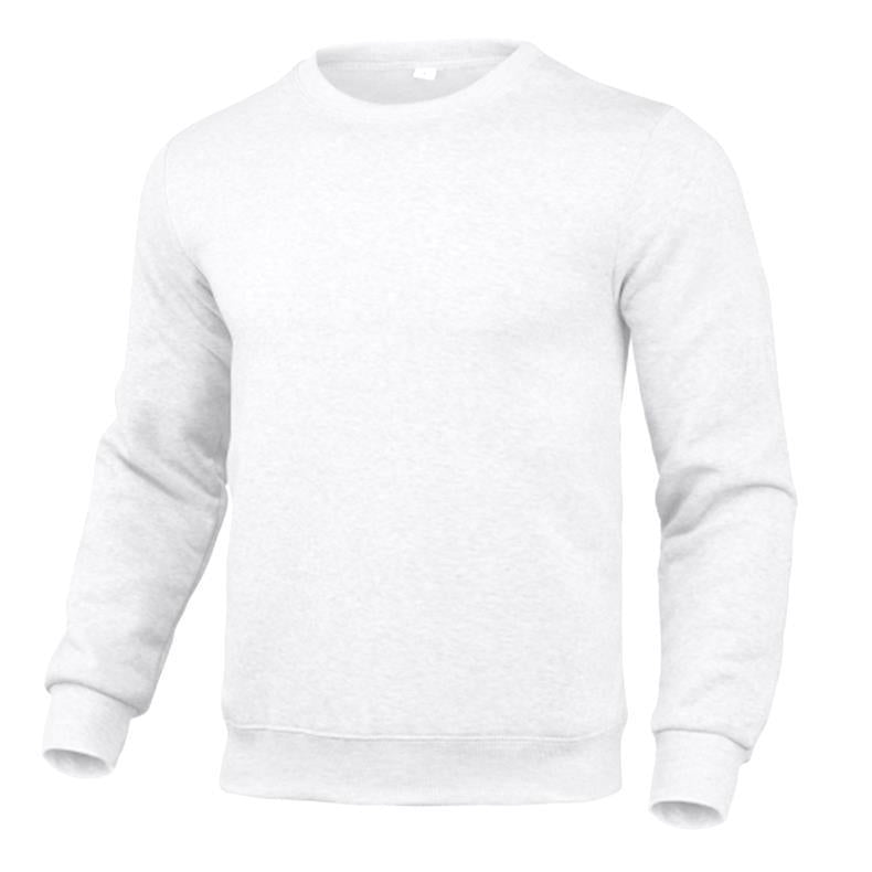 Herre komfortabel crew neck sweater lavet af højkvalitets bomuldsblanding Skovae