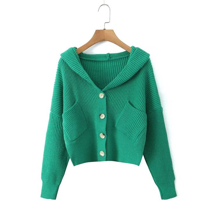 Kvinder Cozy Cardigan med hætte og knaplukning Stilla