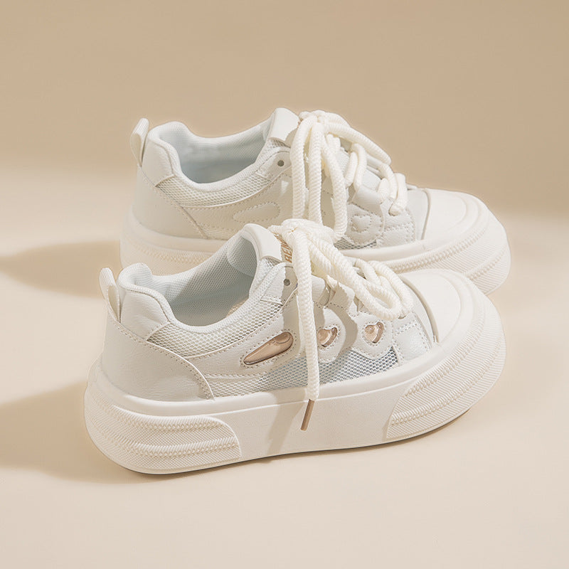 Dame Chunky Sneakers med åndbart mesh-oberflade og skridsikker sål Stilla