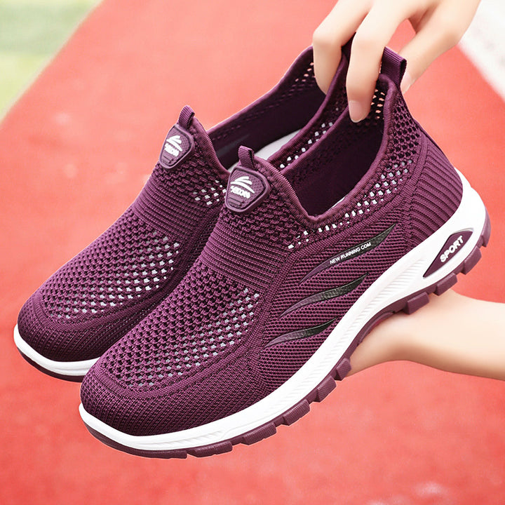 Dame Sporty Mesh Sneakers med skridsikker sål og åndbart overmateriale Stilla