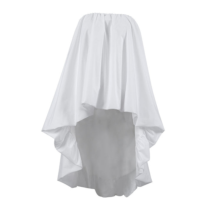 Dame Off-Shoulder Top med voluminøst Rüsche-design Stilla