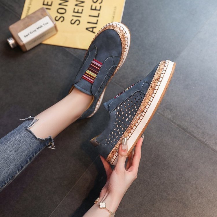 Dame Åndbare Slip-On Fritidssko med sporty design og fejlfri overfladebehandling Stilla