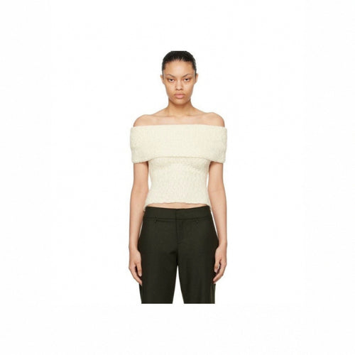 Dame Off-Shoulder Struktur Striktop Stilla