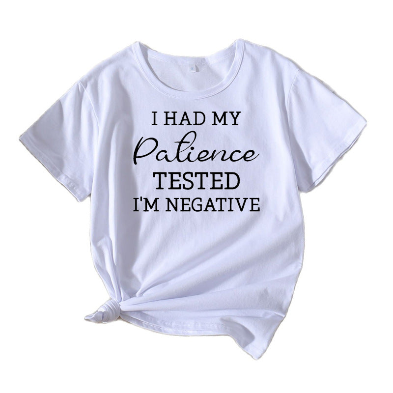 Dame Fritids Humor T-shirt Stilla 1751262452