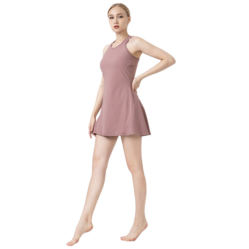 Dame sporty golfkjole med racerback-design Stilla