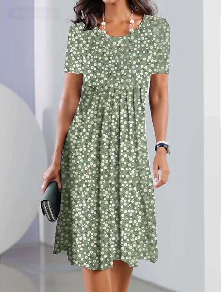 Dame Etuikjole med elegante blomsterdesigns Stilla