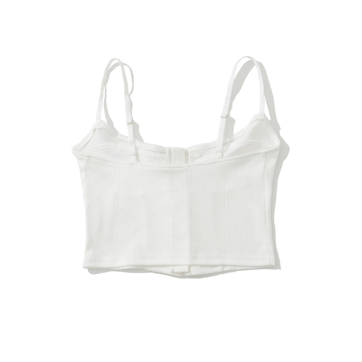 Femme Struktureret Crop Top Stilla 1750152570