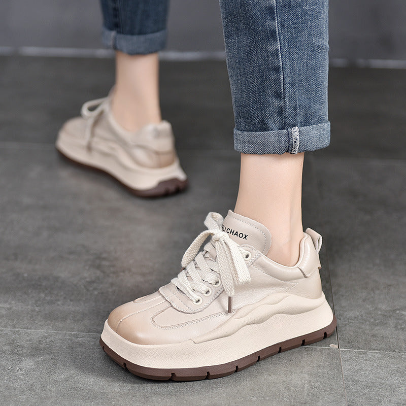 Dame Mode Sneakers med tykk profilsåle og robust overdel Stilla