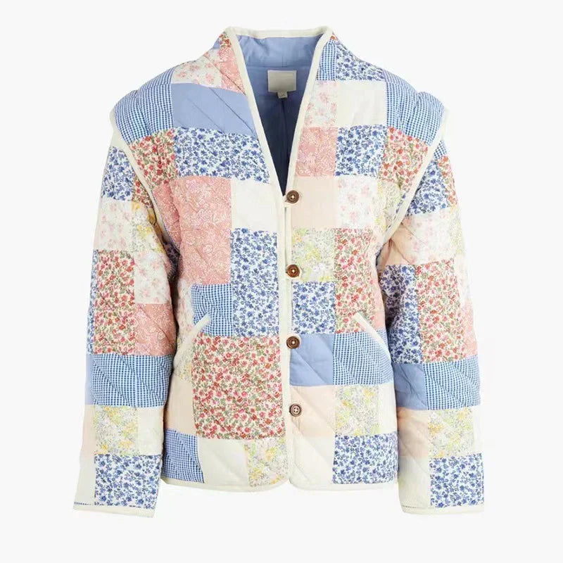 Stilla | Trendy quiltet patchworkjakke