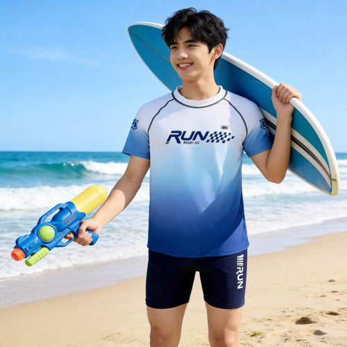 Dreng Surfshirt med UV-beskyttelse Skovae