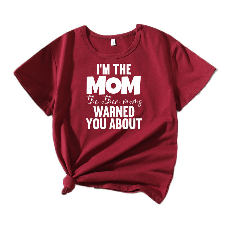 Kvinder Casual Mama Slogan T-Shirt Stilla