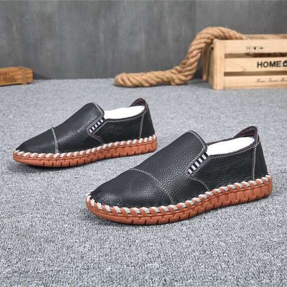 Herrer Fritids Læder Slippers Stilla