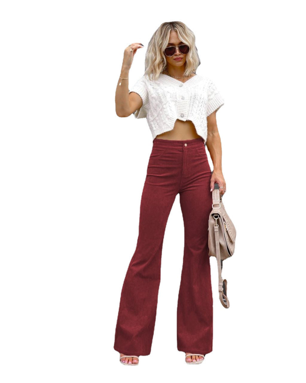 Dame Mode Høj talje-flared-jeans Stilla