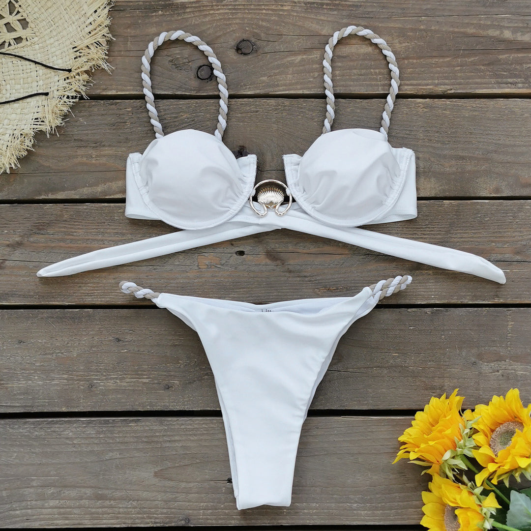 Dame Bikini-sæt med fantastisk muslingelukning og innovativt bærer-system Stilla