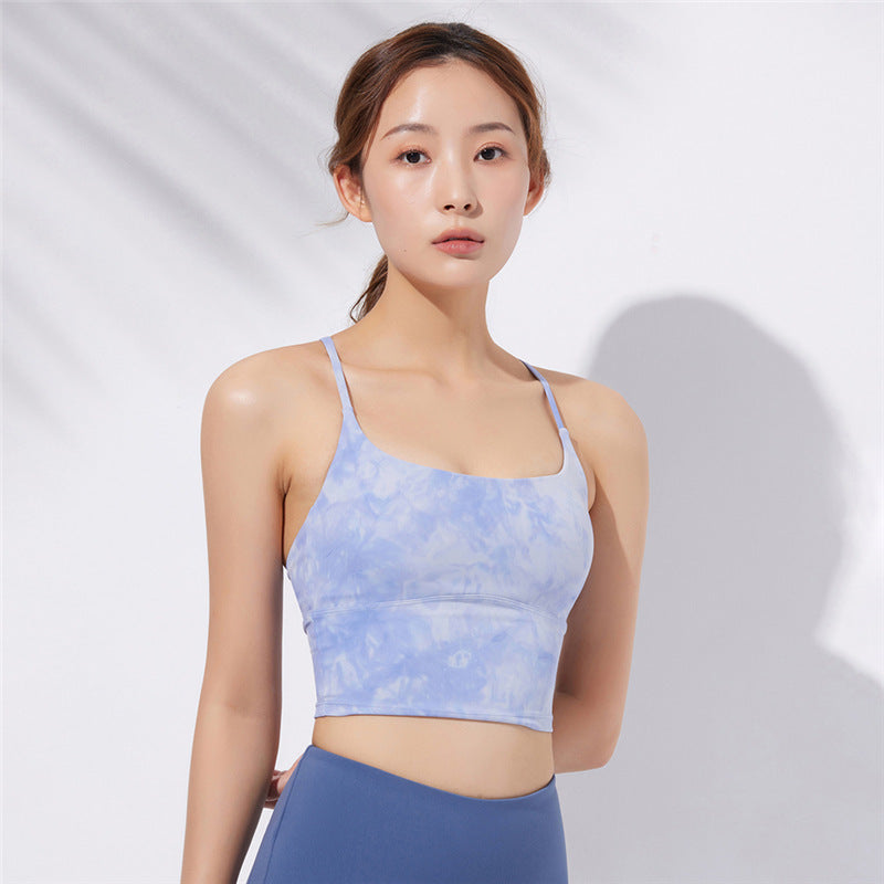 Dame Sporty Crop-Top med innovativt bindingsmønster og fantastisk bærekomfort Stilla