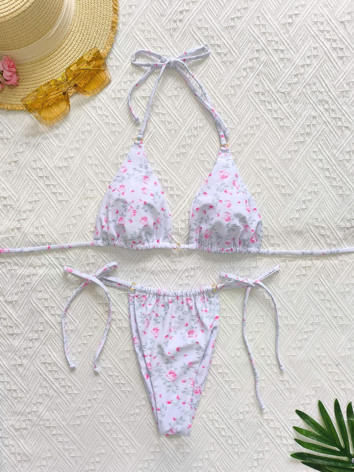 Femme Justerbar Trekant-Bikini-Sæt Stilla