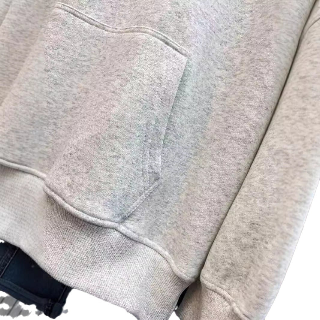 Dame hættetrøje med kreativ grafisk tryk Stilla