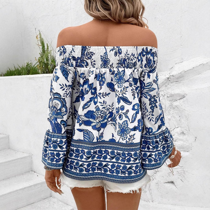 Dame Off-Shoulder Broderet Bluse Stilla