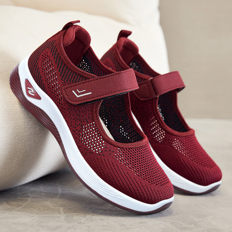Femme justerbare skulderremme åndbar sneakers Stilla