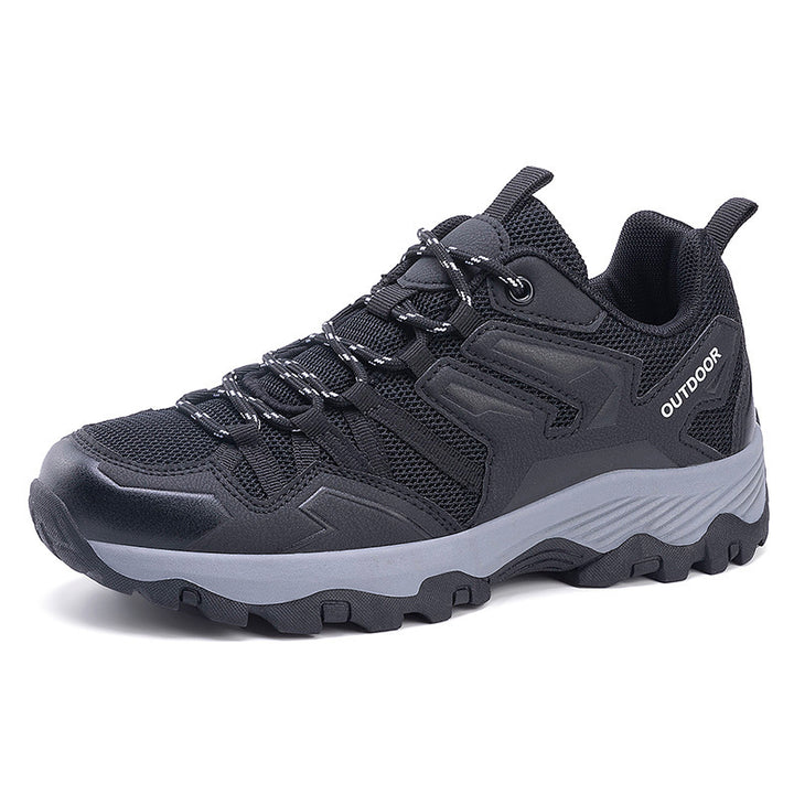 Herrer nan robust Trail- og vandresneaker med multiterræn-profilsole, åndbart mesh-overdel og forstærket tåhætte Skovae