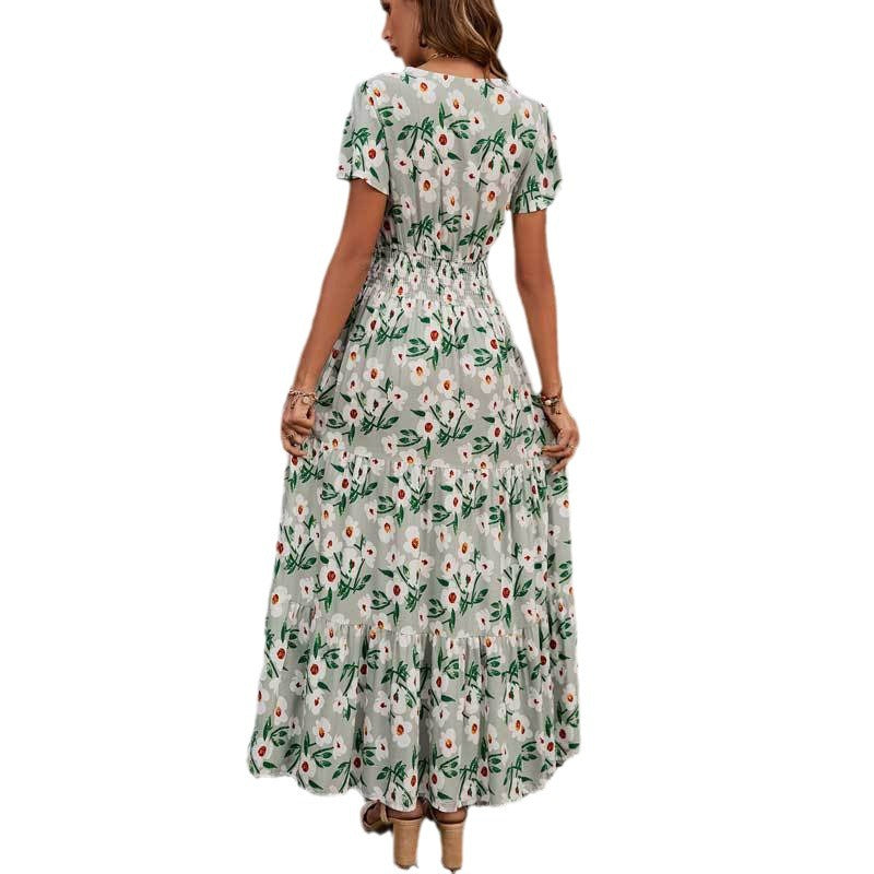 Dame Bohemian Trappe Maxi Kjole Stilla 1751507307