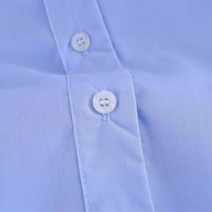 Damer elegant oversized bluse med brede ærmer Stilla