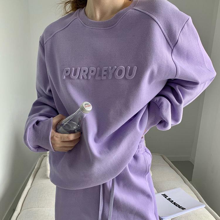 Kvinders Urban Lounge Outfit med oversized sweatshirt og afslappede joggers Skovae