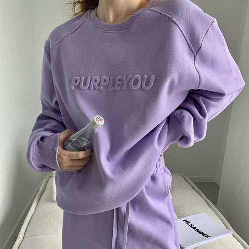Kvinders Urban Lounge Outfit med oversized sweatshirt og afslappede joggers Skovae