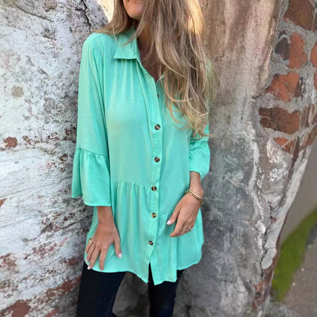 Dame afslappet tunika-bluse Stilla