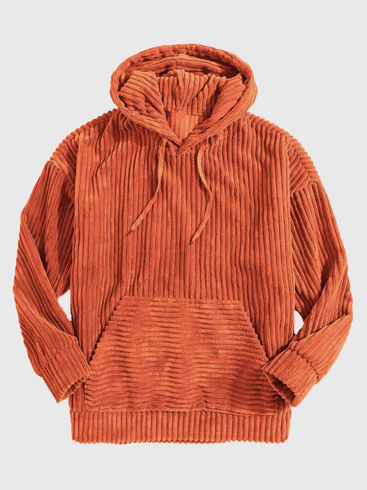 Kvindernes hyggelige hoodie i moderne ribdesign Stilla