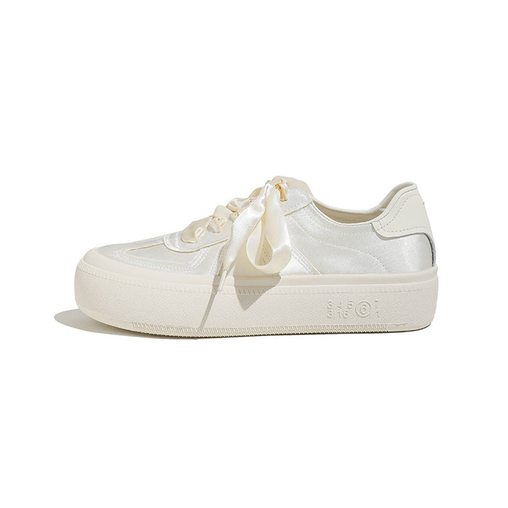 Dame modische Satin Sneakers Stilla