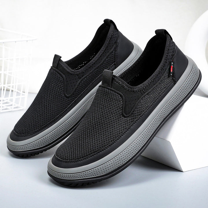Dame Åndbare Slip-On Fritidssko med skridsikker Sål og let Design Stilla