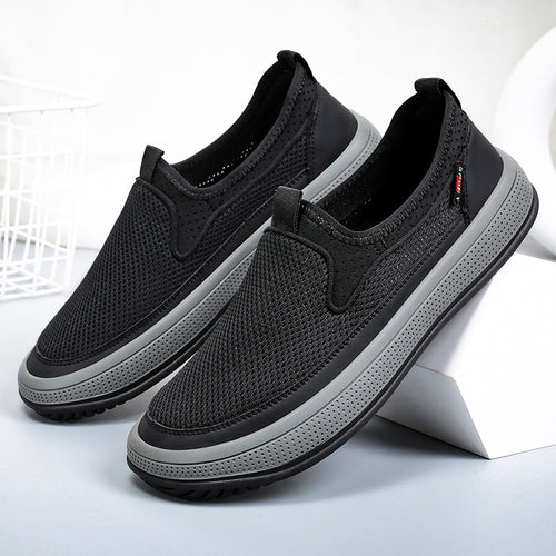 Dame Åndbare Slip-On Fritidssko med skridsikker Sål og let Design Stilla