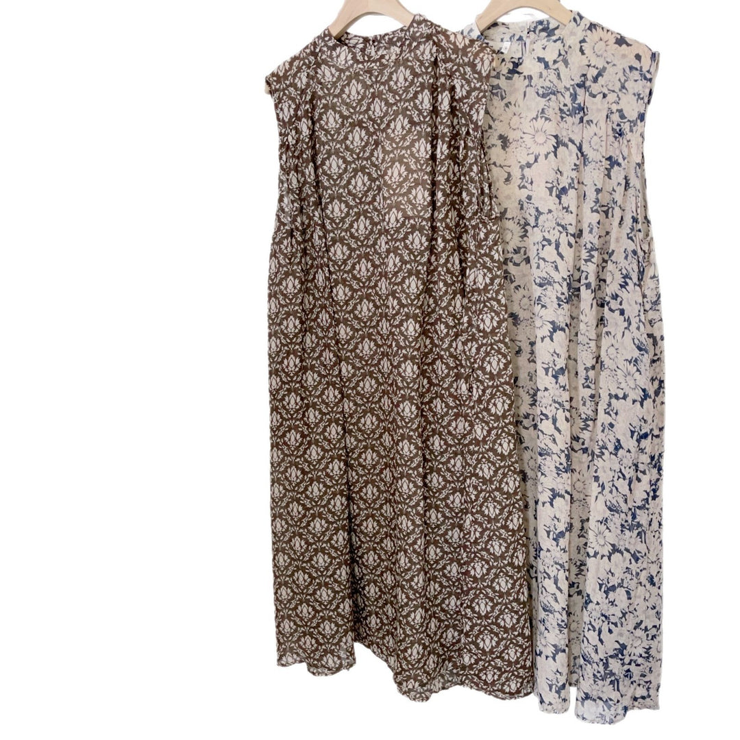 Femme Locker Sidder Floral Maxi Kjole Stilla