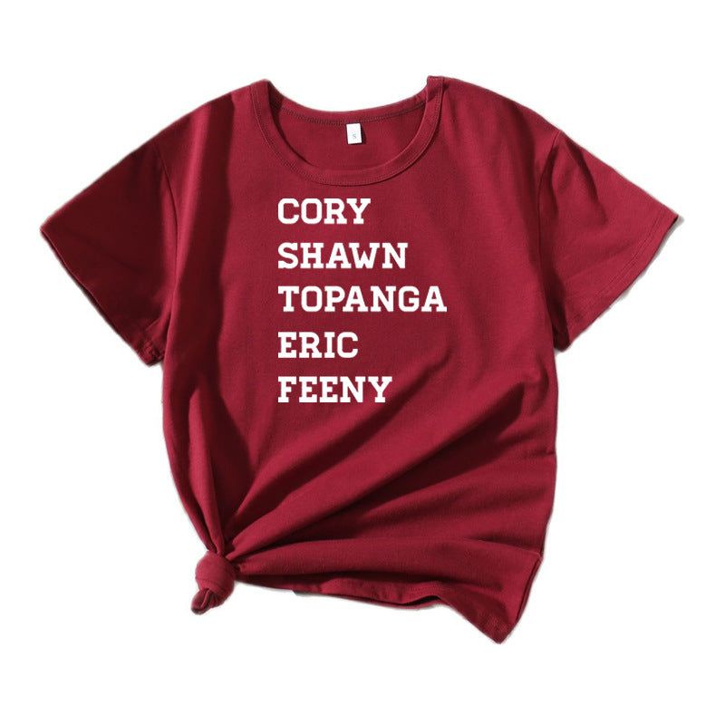 Dame Fritids Typografi T-shirt Stilla