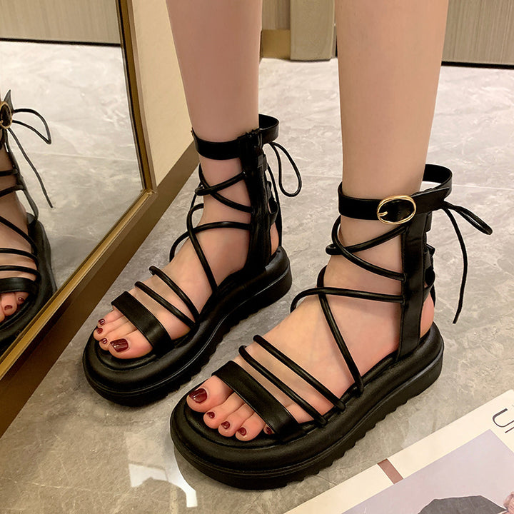Dame Strappy Sandaler med moderigtigt design Stilla