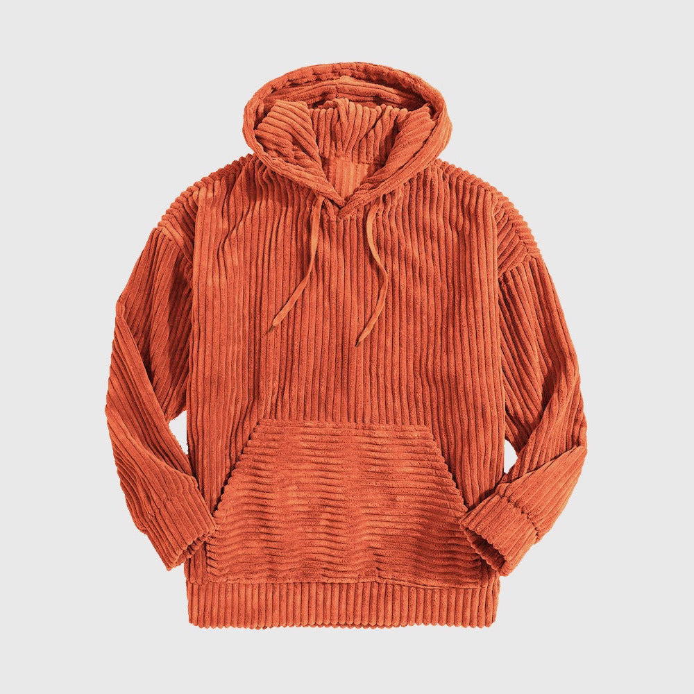 Kvindernes hyggelige hoodie i moderne ribdesign Stilla